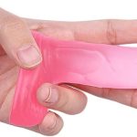 4 Inch Silicone Realistic Suction Mini Dildo,Beginner Anal Plug,Soft Dildo with Curved Shaft and Balls,Sex Toy Women Men Couples.Experience Multi-Purpose Mini Style (Pink)