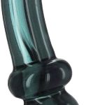Glass Dildo - Smokey Jade