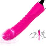 Electric Handheld Vibrating Massager -Clitioral Silent Relaxes Muscles 10 Modes Vibratorsmassager Electronic for Foot Or Neck Waterproo Personal for Adult Tools Couples Relaxation TR0369 (Pink)