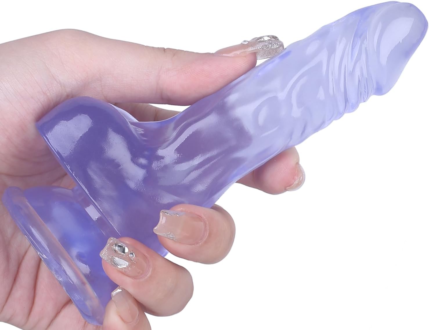 61O-h-RevyL._AC_SL1500_.jpg 5.2 Inch Soft Anal Dildo with Powerful Strong Suction Cup, Small Anal Plug Dildos for Beginner, G-Spot Stimulation & Anal Training, Butt Plug Toys for Women & Men, Anal Trainer Sex Games (Blue) - Image 1