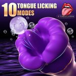 Newly Exquisite Tongue Toys Adult Tools for Women Pleasure 10 Powerful Modes Realistic Silicone Waterproof Flexible Sensory Toys Play Interesting Games Daily Essentials - Image 2