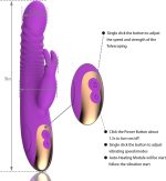 Purple Adult Toys Tools for Women Big Pleasure Adult Toys Powerful 8 Modes Waterproof Electric Rabbit Ears Pleasure Toy Set Games for Men and Women - Image 2